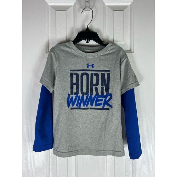 Underarmour Boys Shirt Size 5 - Picture 1 of 3